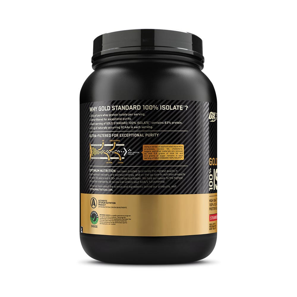 Isolate Gold 100% Isolate Gold Standard (930g) - Optimum Nutrition