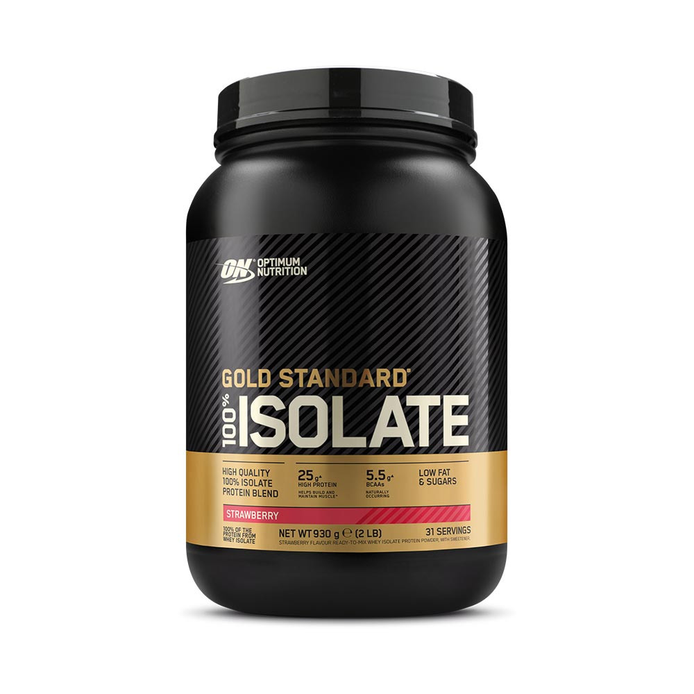 Gold Standard 100% Isolate - Optimum Nutrition - Fraise - 31 Servings (930 Grammes)
