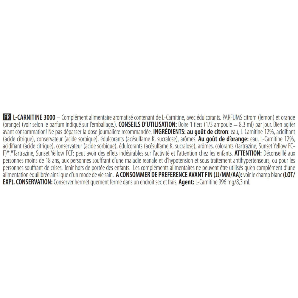 biotech usa l carnitine 3000 BiotechUSA L-Carnitine 20x25ml BioTech USA L-Carnitine 3000 500