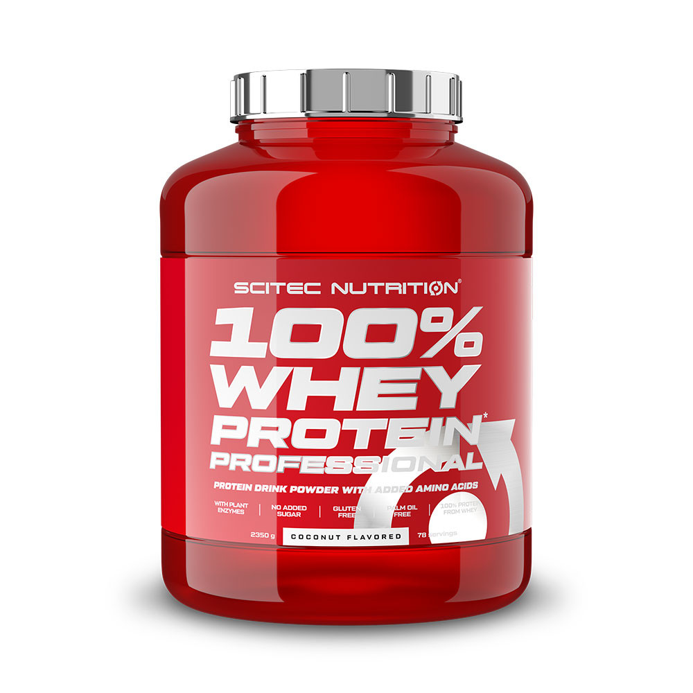 SCITEC NUTRITION Whey concentr&eacute;e 100% Whey Protein Professional - Coconut 2350g 