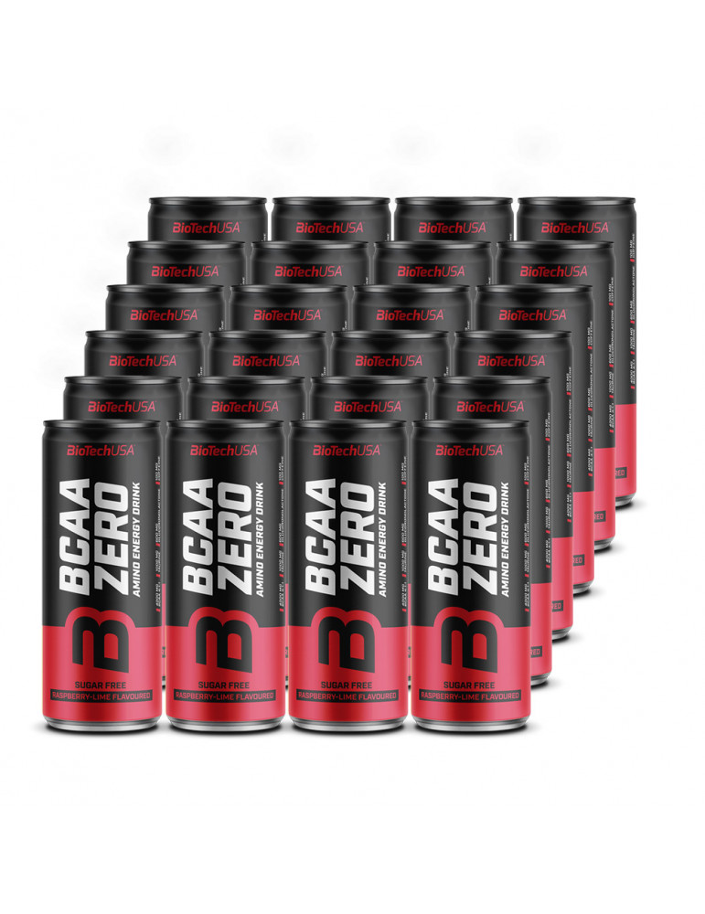 Pack bcaa zero energy drink (24X330ml) Biotech USA