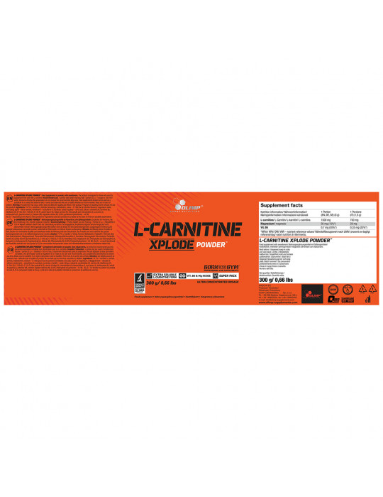 l carnitine xplode L-carnitina xplode em pó (300g)