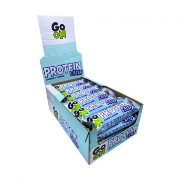 Tin of protein crisp bar...