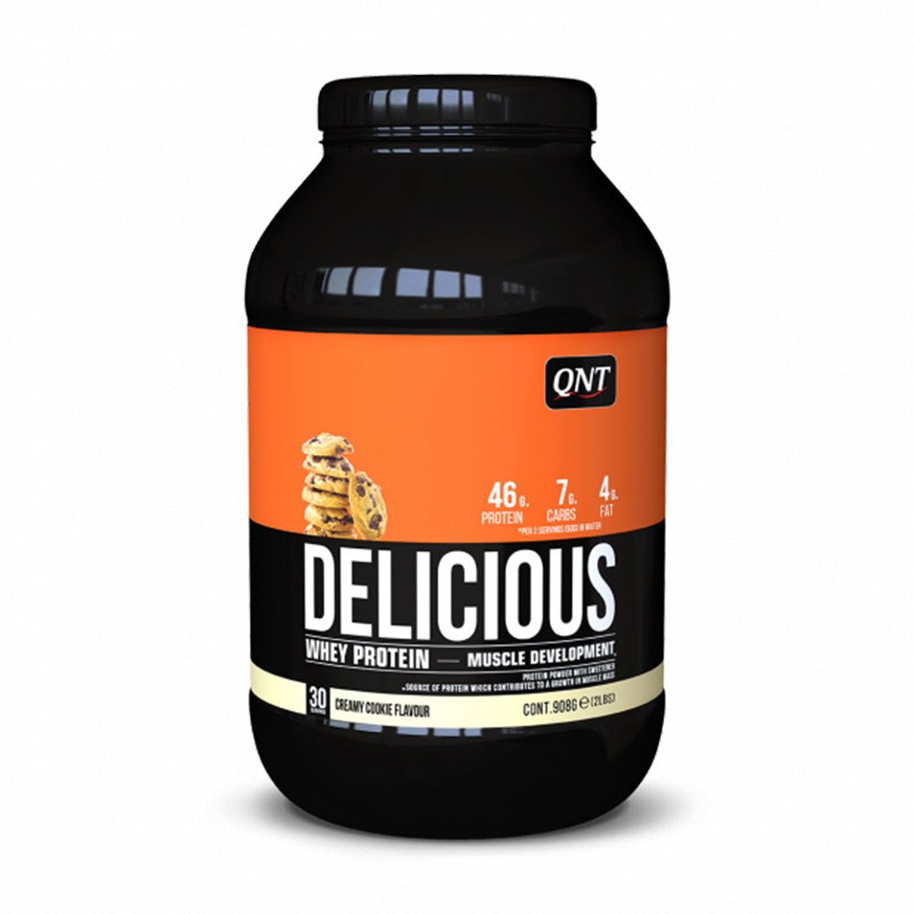 Qnt Unisex Delicious Whey Protein Powder (908G)