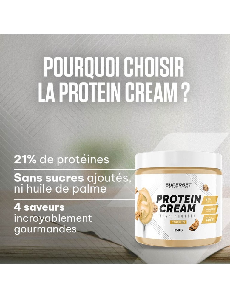 Pâte à Tartiner Protein Cream NANO SUPPS Chocolat blanc et chocolat au lait  Pot de 400 g- FitnessBoutique