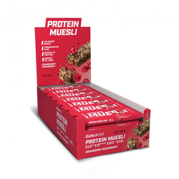 Box mit Protein Müsliriegel...