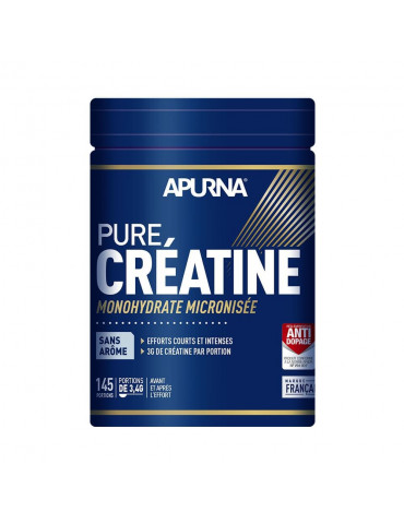 Pure créatine monohydrate (500g) Apurna Nutrition