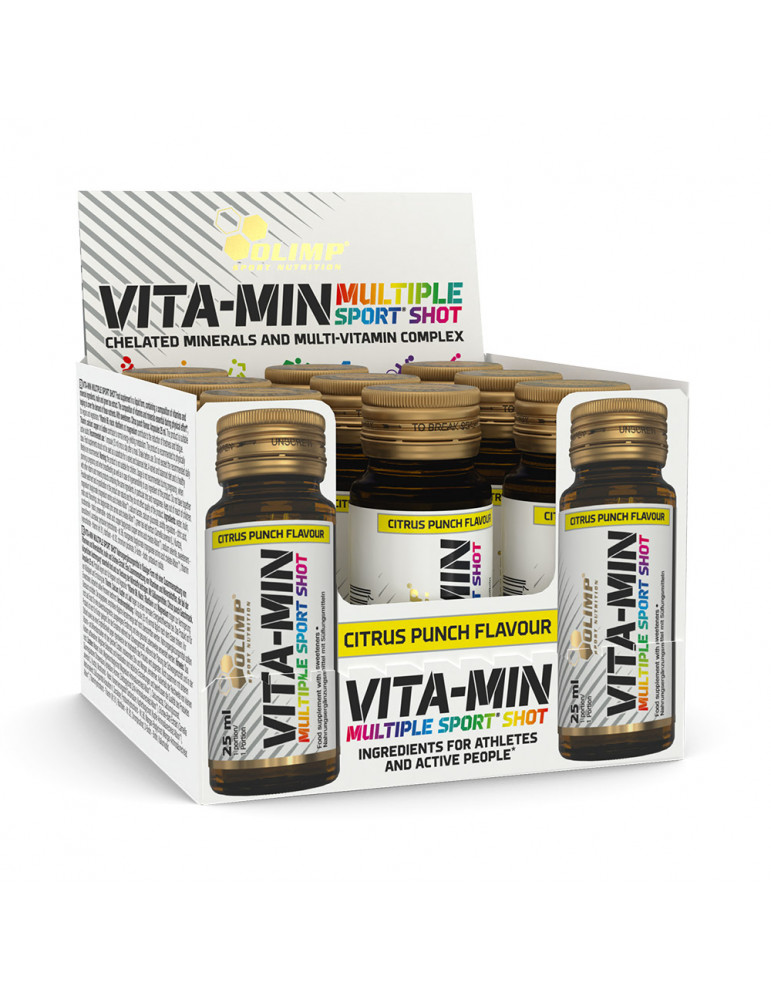 Boîte vita-min multiple sport shot (9x25ml) - Olimp Sport Nutrition