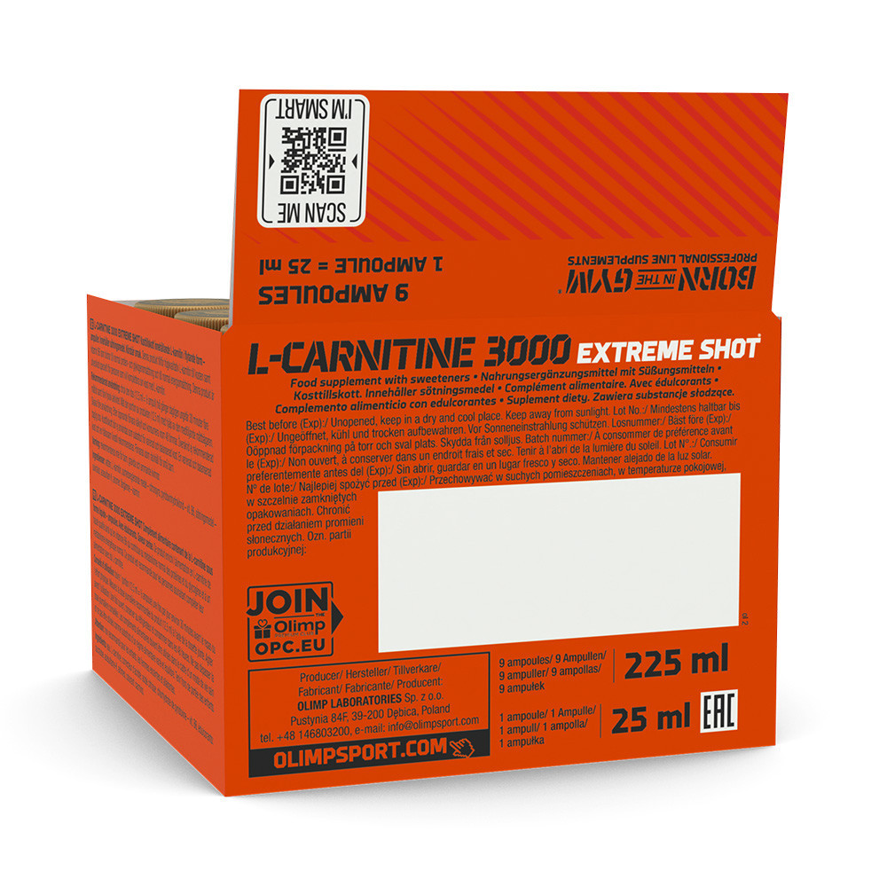 olimp l carnitine Can l-carnitine 3000 extreme shot (9X25ml)