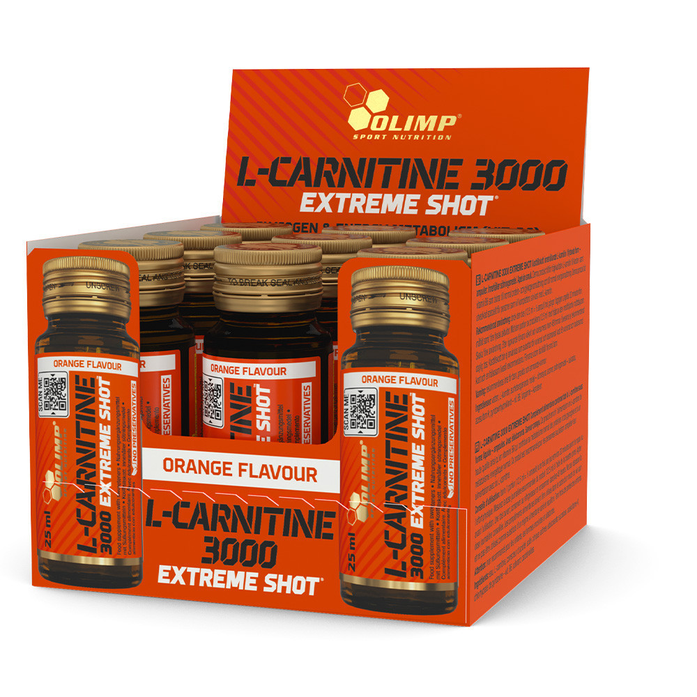 Visuel du produit : Boîte l-carnitine 3000 extreme shot (9X25ml)