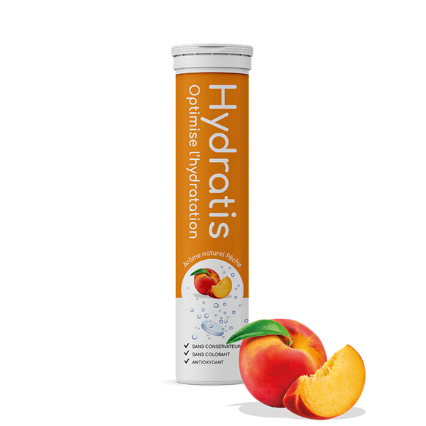 Hydratis - Pastilles Hydration Electrolytes Pêche Comprimés Effervescents 20 Pc(S) Enfants - Image 3