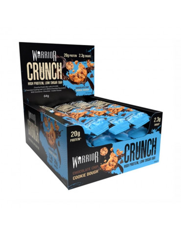 Boîte crunch protein bar (12x64g) Warrior