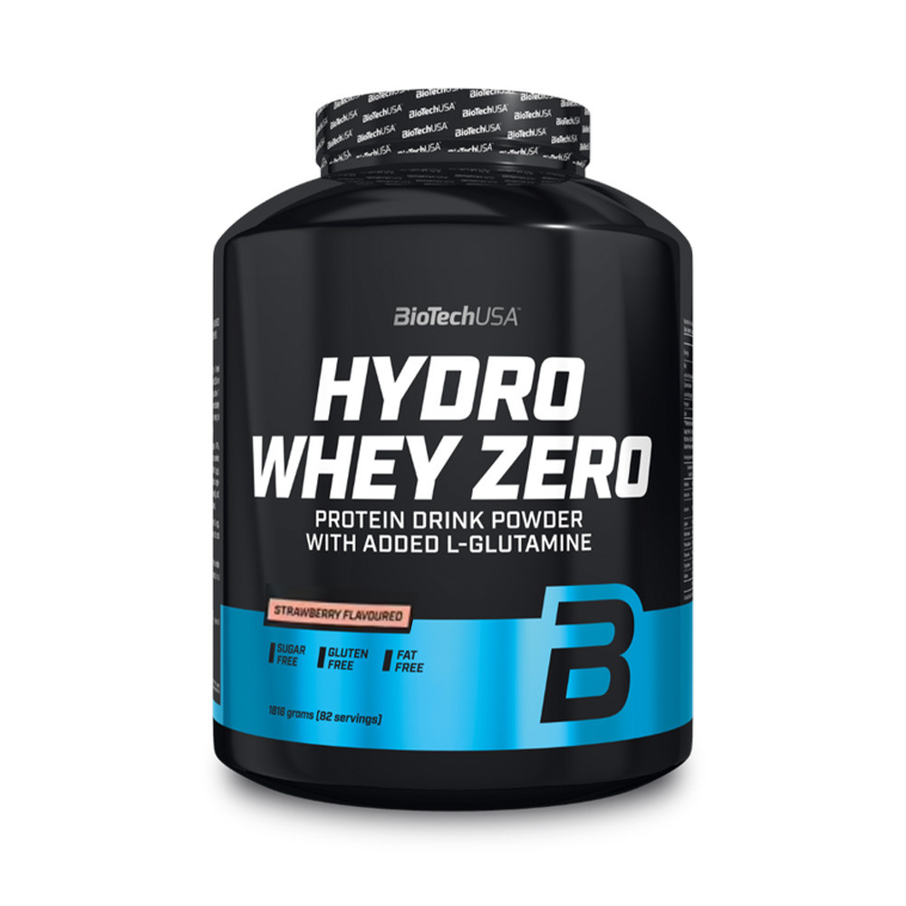 BIOTECH USA  Hydro Whey Zero 1816g Fraise - Lactos&eacute;rum
