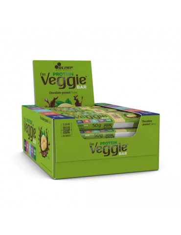 I'm veggie protein bar (25x50g) Olimp