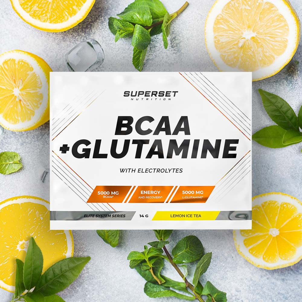 Sample BCAA+GLUTAMINE (14G) - Amino acids - Superset Nutrition