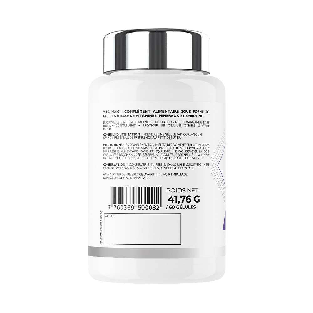 VITA MAX Superset 60 caps - Complément Vitamines Musculation