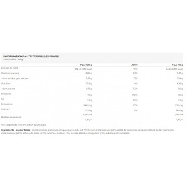 Isolat native whey mix (1kg)