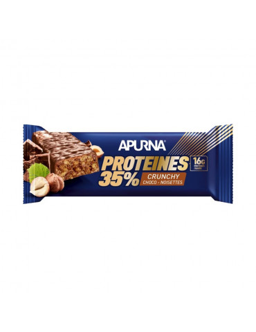 Barre proteines 35% crunchy (45g) Apurna Nutrition
