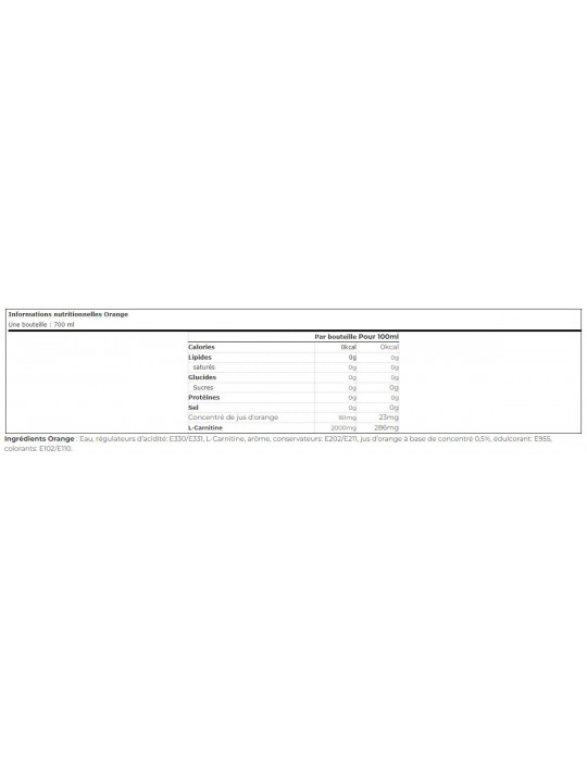 L-Carnitine 2000mg (12x700ml) - QNT