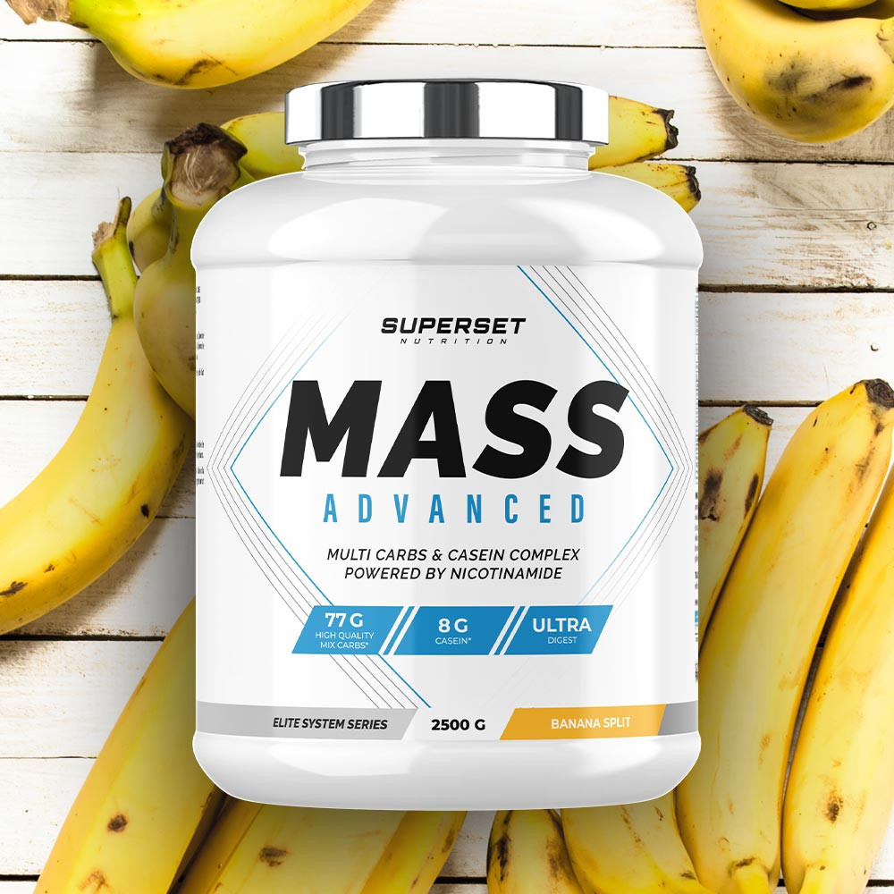 Superset Nutrition - MASS ADVANCED ventes exceptionnelles (2,5kg) - Gainers