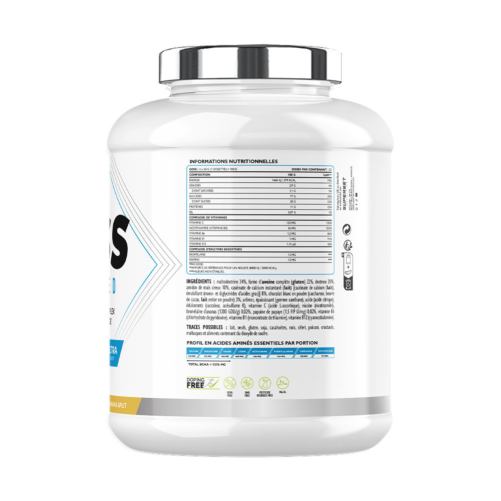 Superset Nutrition - MASS ADVANCED (2,5kg) - collection Gainers