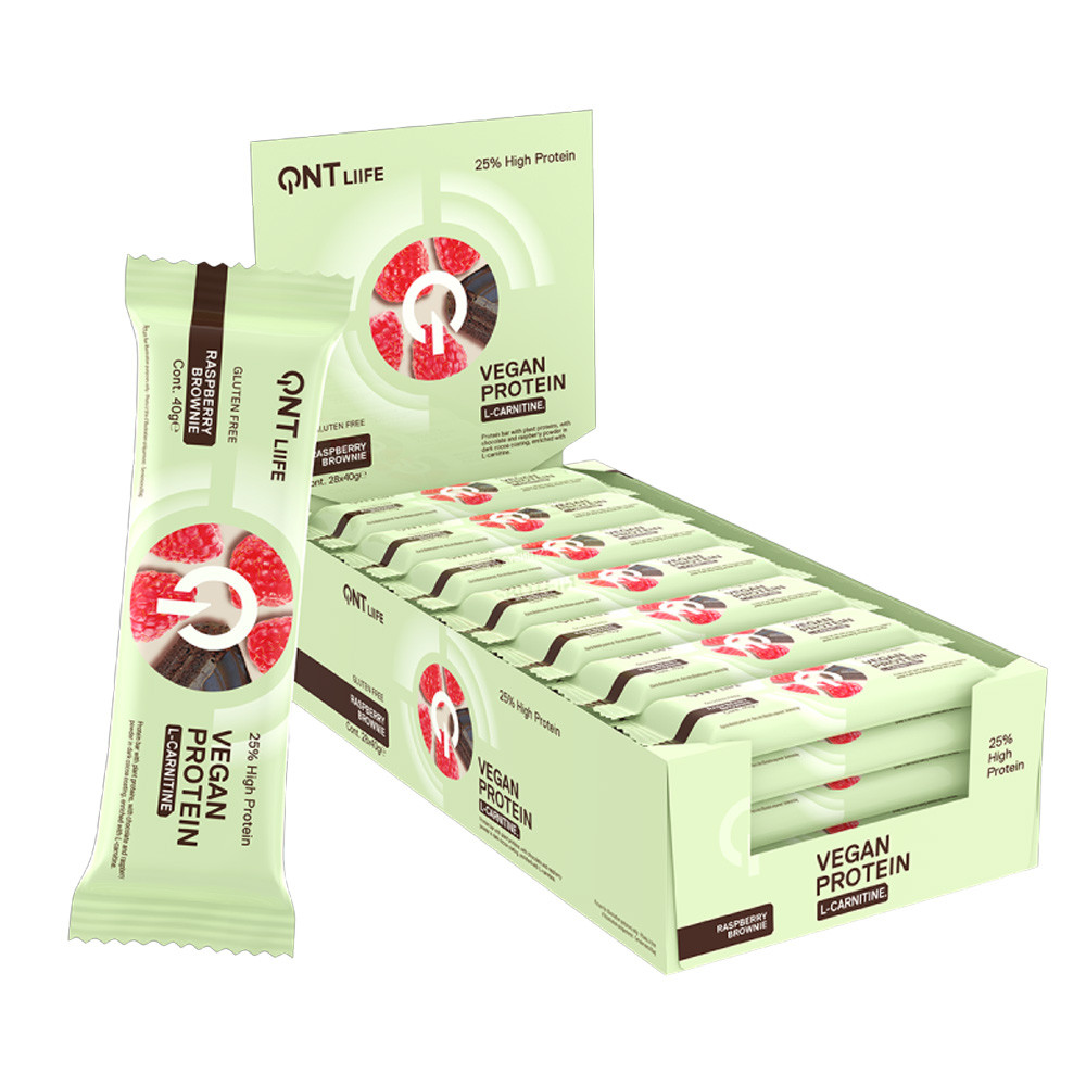 Visuel du produit : Vegan protein bar 25% l-carnitine (28x40g)