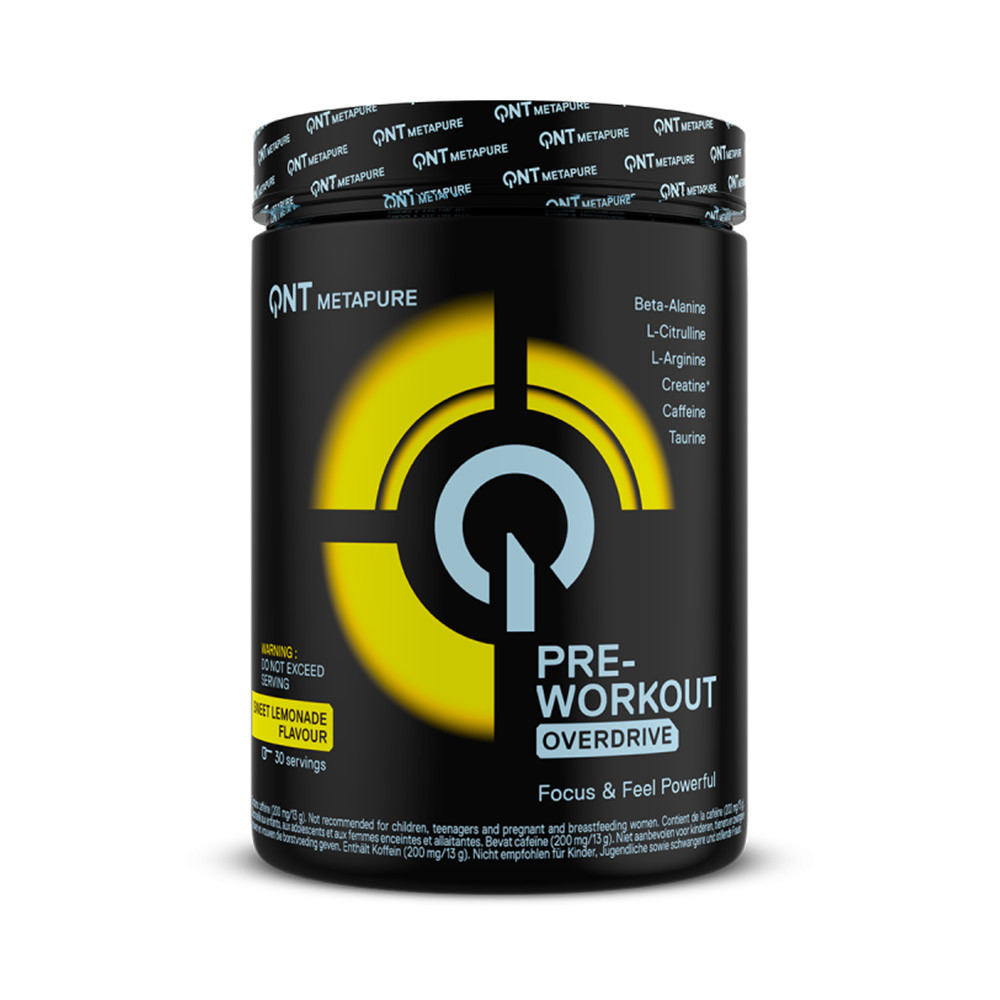 Qnt Unisex Noir Complément Alimentaire Pre Workout Overdrive - Image 2