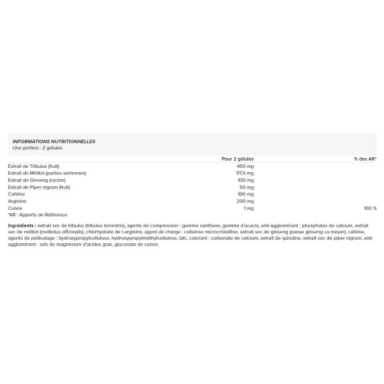Stimulant Sexuel Pour Hommes Titan XXL Labophyto – Comprimés à Base De Plantes Pour Libido Et Endurance