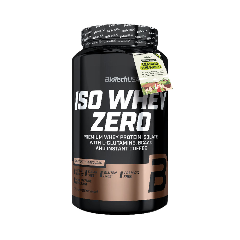 Whey Isolate - Biotech USA - ISO WHEY ZERO (908g) - Saveur Caf&eacute; latte