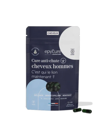 Cure anti-chute de cheveux homme (60 caps)