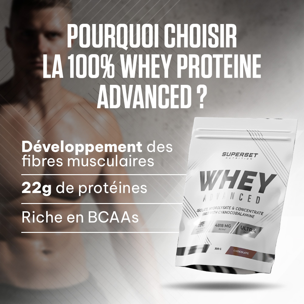 Visuel du produit : 100% Whey Proteine Advanced (300g)
