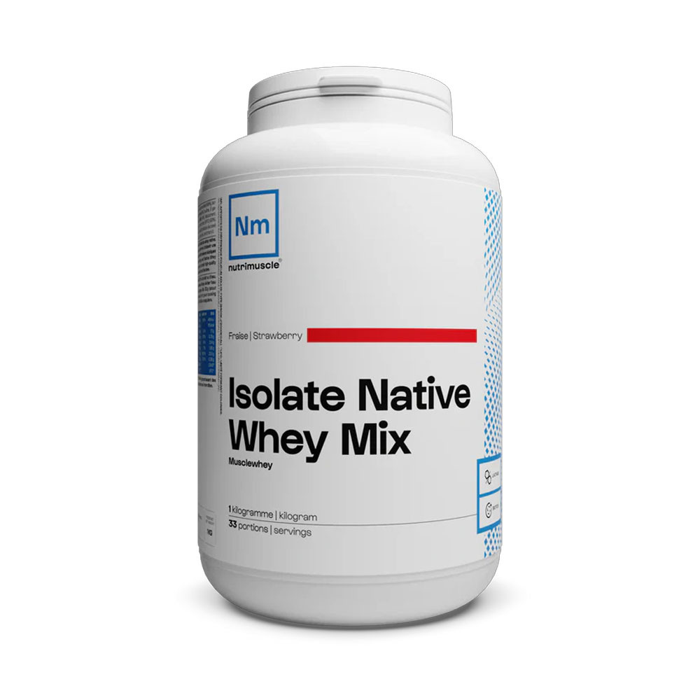 Visuel du produit : Isolat native whey mix (1kg)