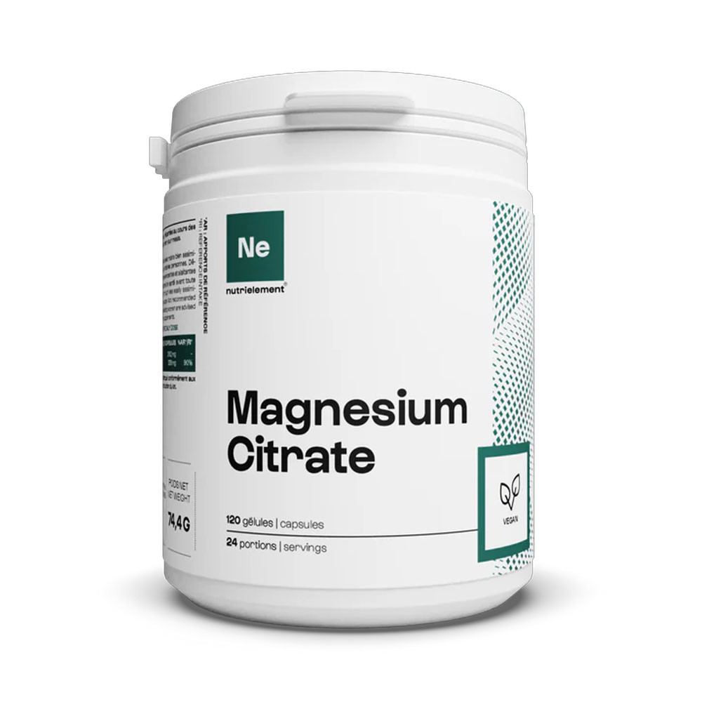 Visuel du produit : Citrate de magnésium (120 gélules)