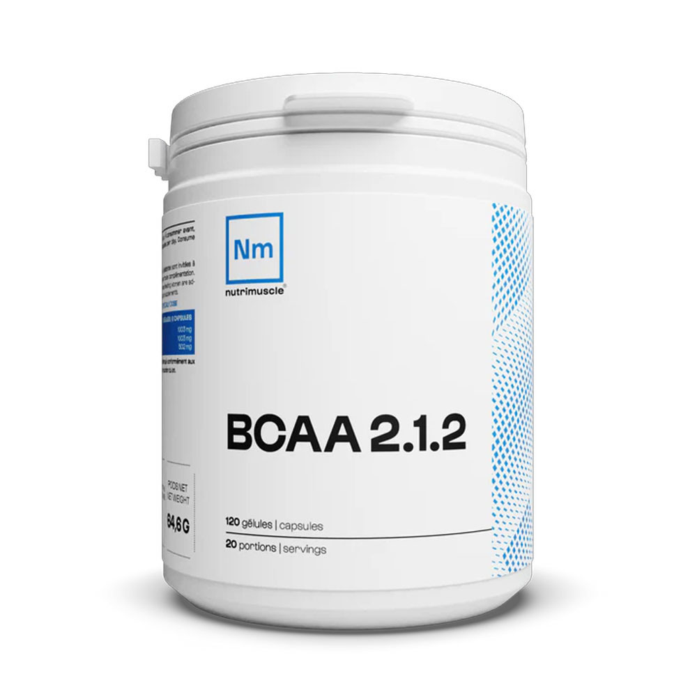 Visuel du produit : BCAA 2.1.2 (120 gélules)