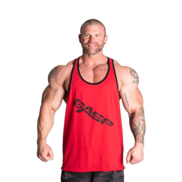 VINTAGE T-BACK - czerwony