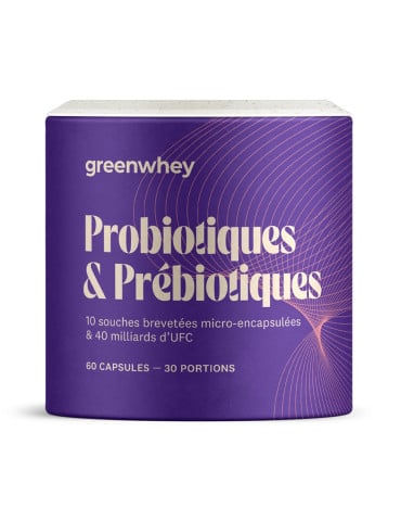 Probiotiques & prébiotiques (60 caps)