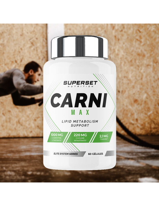 CARNI MAX Superset Nutrition 60 caps Fat Burner Carnitine