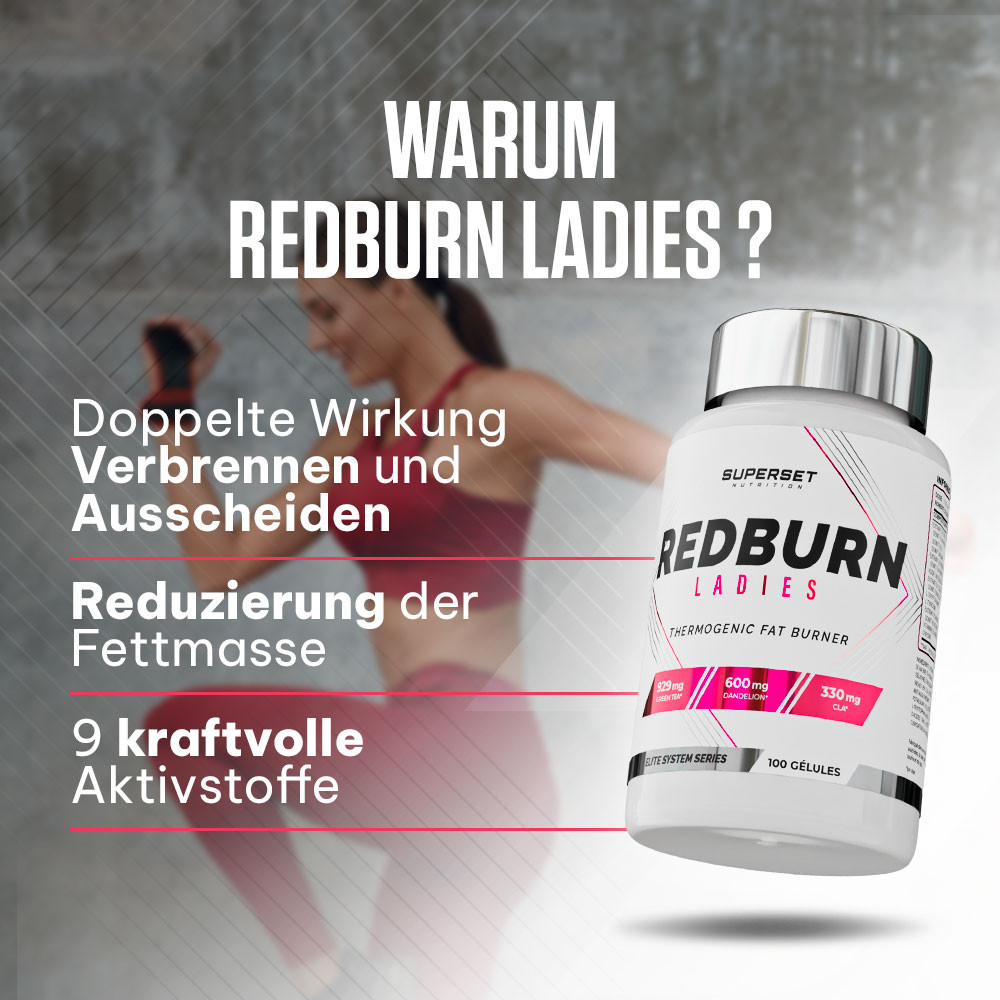 Redburn View REDBURN LADIES (100 Caps) - Fettverbrennung - Superset Nutrition