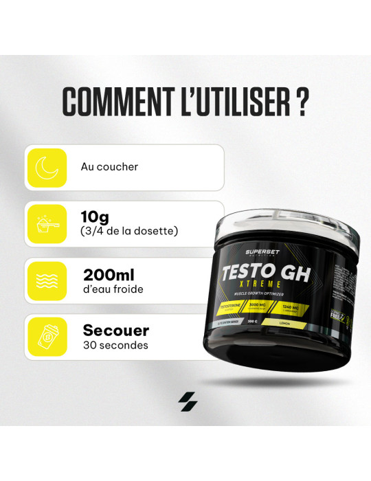 Gummies Testo Booster - Favorise Une Testostérone Saine - Ashwagandha, Maca - 60 Gommes - Cure 1 Mois