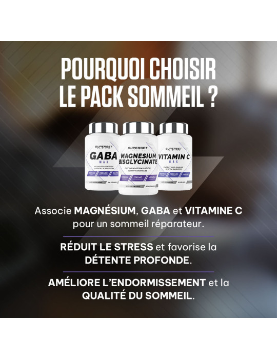 Pack Sommeil - Vitamine C, Magnésium, Gaba - Superset Nutrition
