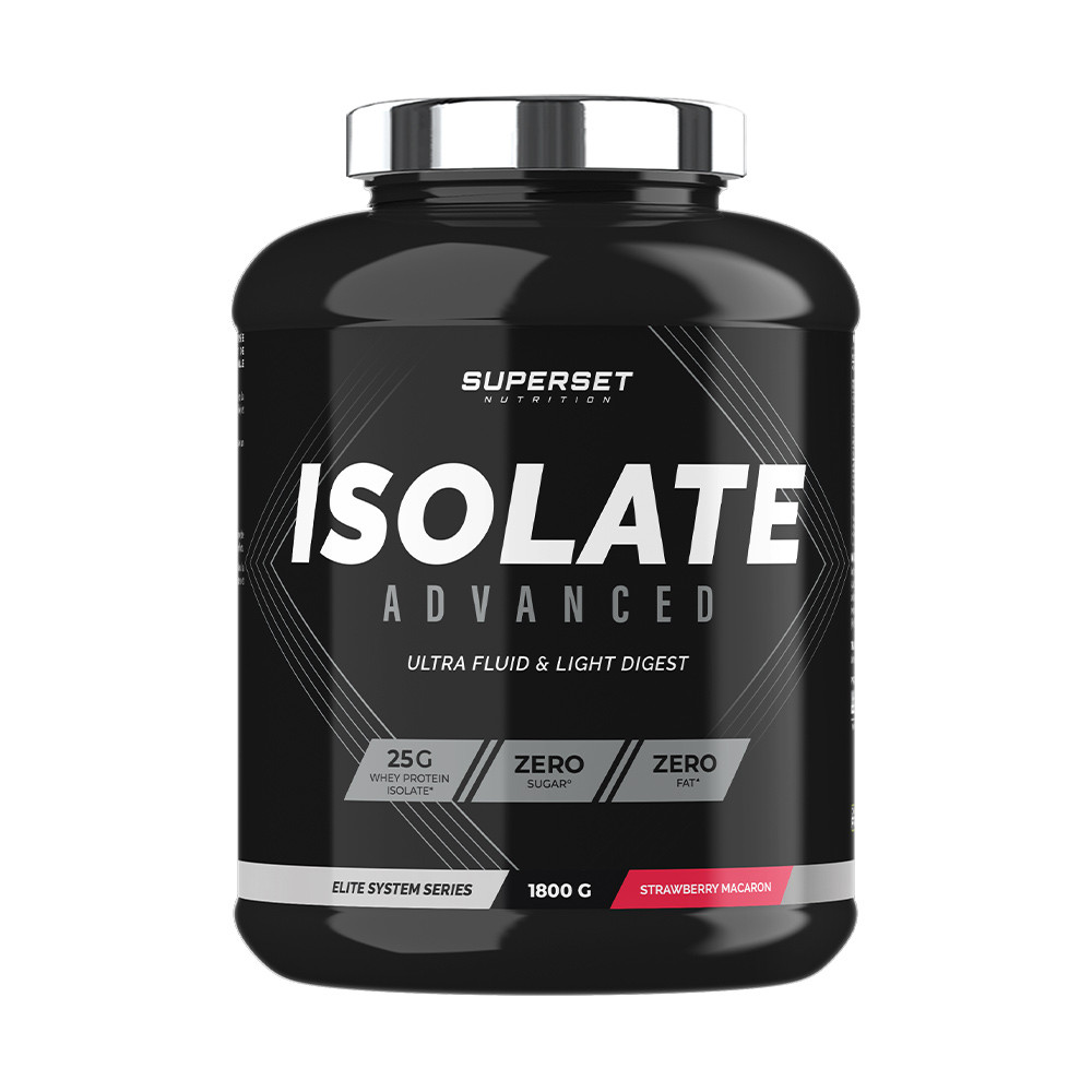 Zero Isolate Advanced (1,8kg)Macaron Fraise Whey IsolateSuperset Nutrition