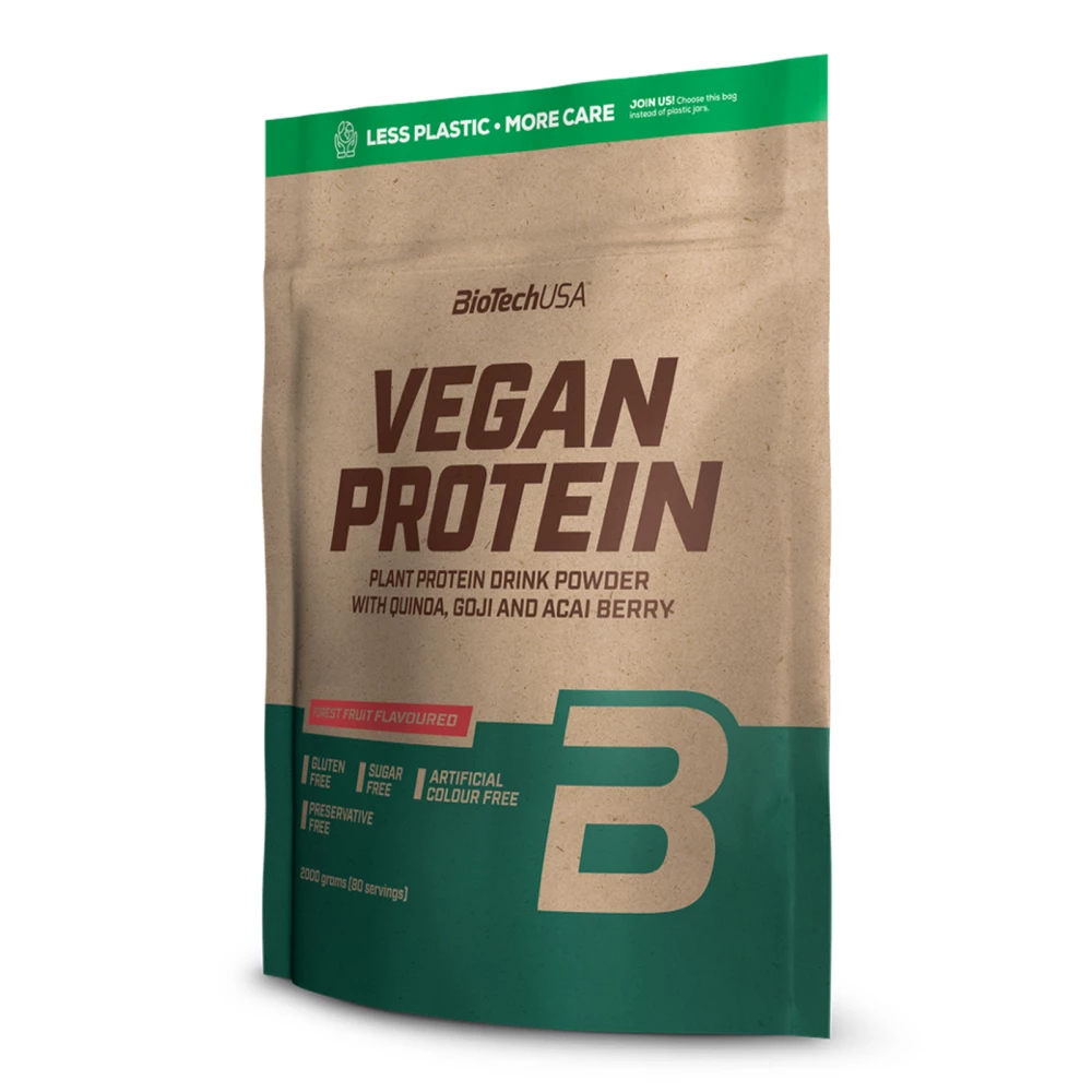 Biotech Usa Vegan Protein Forest Fruit 2000G - Image 2