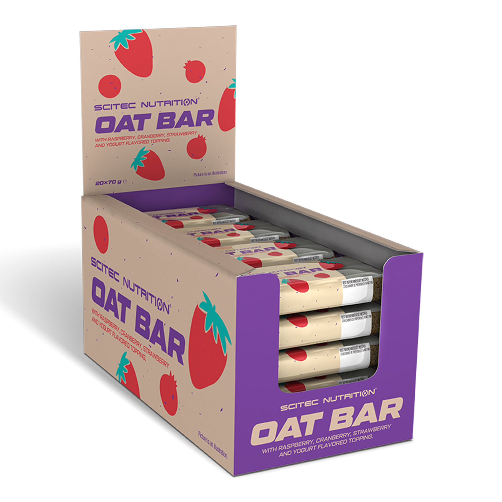 Scitec Nutrition Barre Oat Bar 20P - Image 3