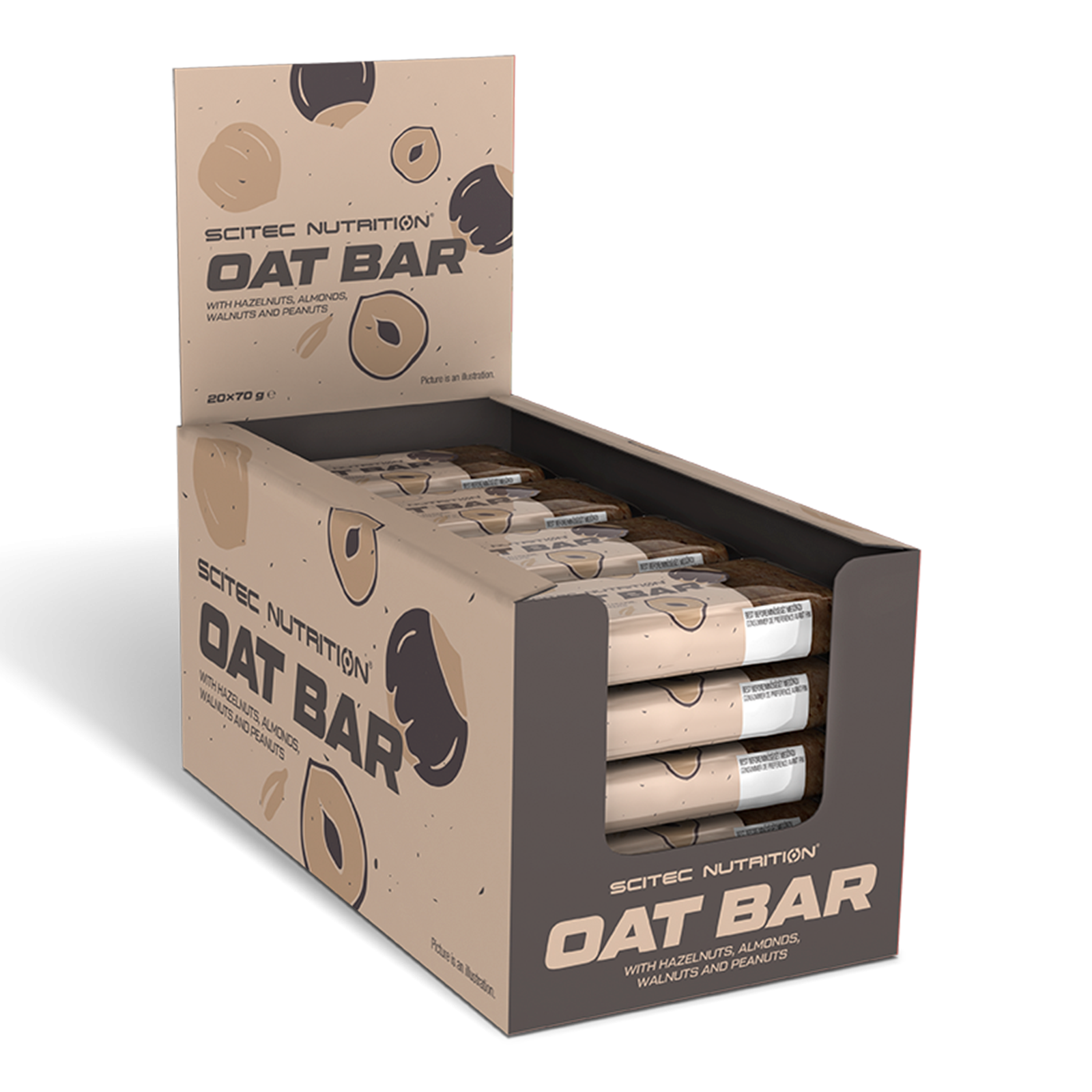 Scitec Nutrition Barre Oat Bar 20P - Image 3