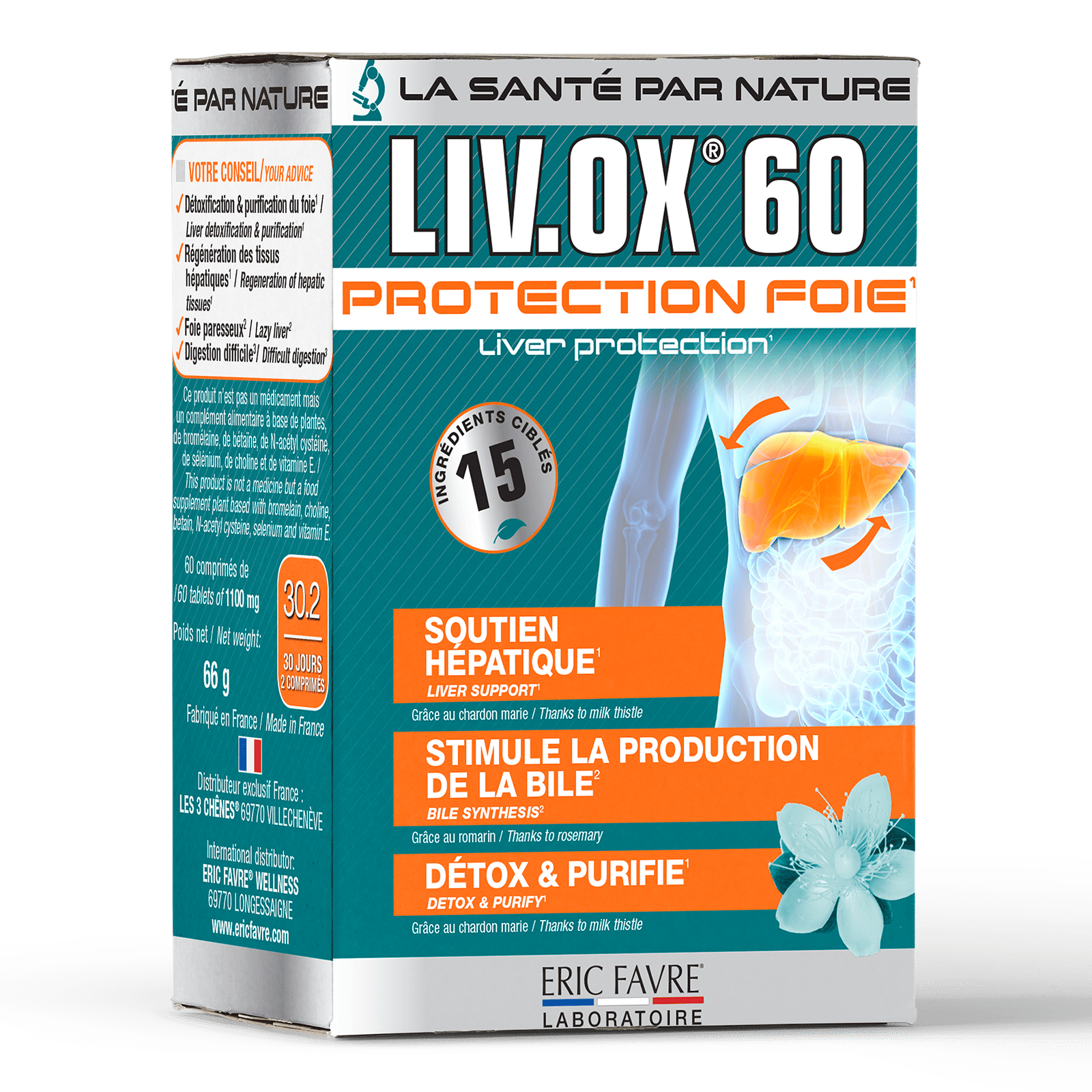 Eric Favre Liv.ox Protect Foie Cpr60 Taille 15 - Image 2