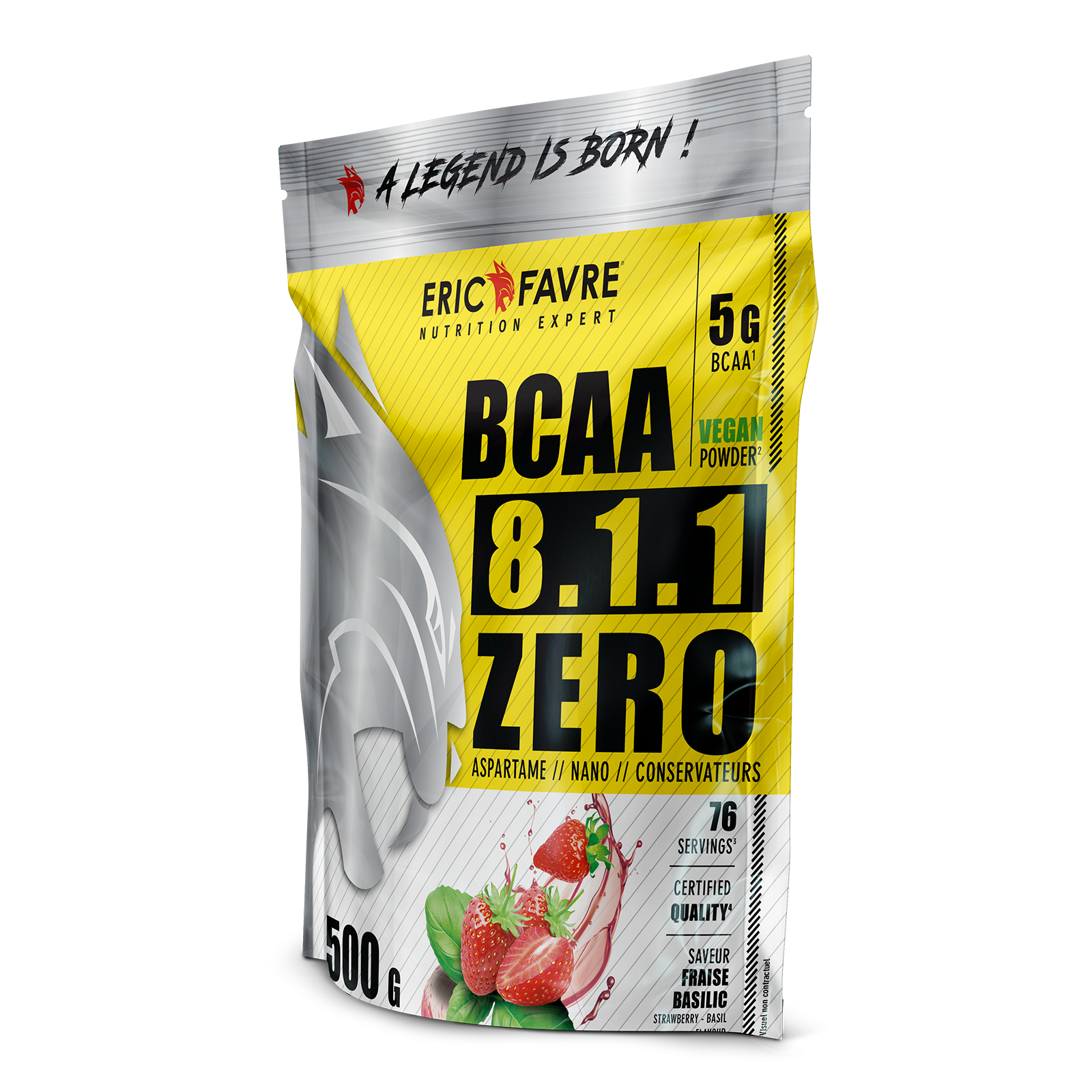 Eric Favre Unisex Bcaa 8.1.1 Zero Vegan (500G)