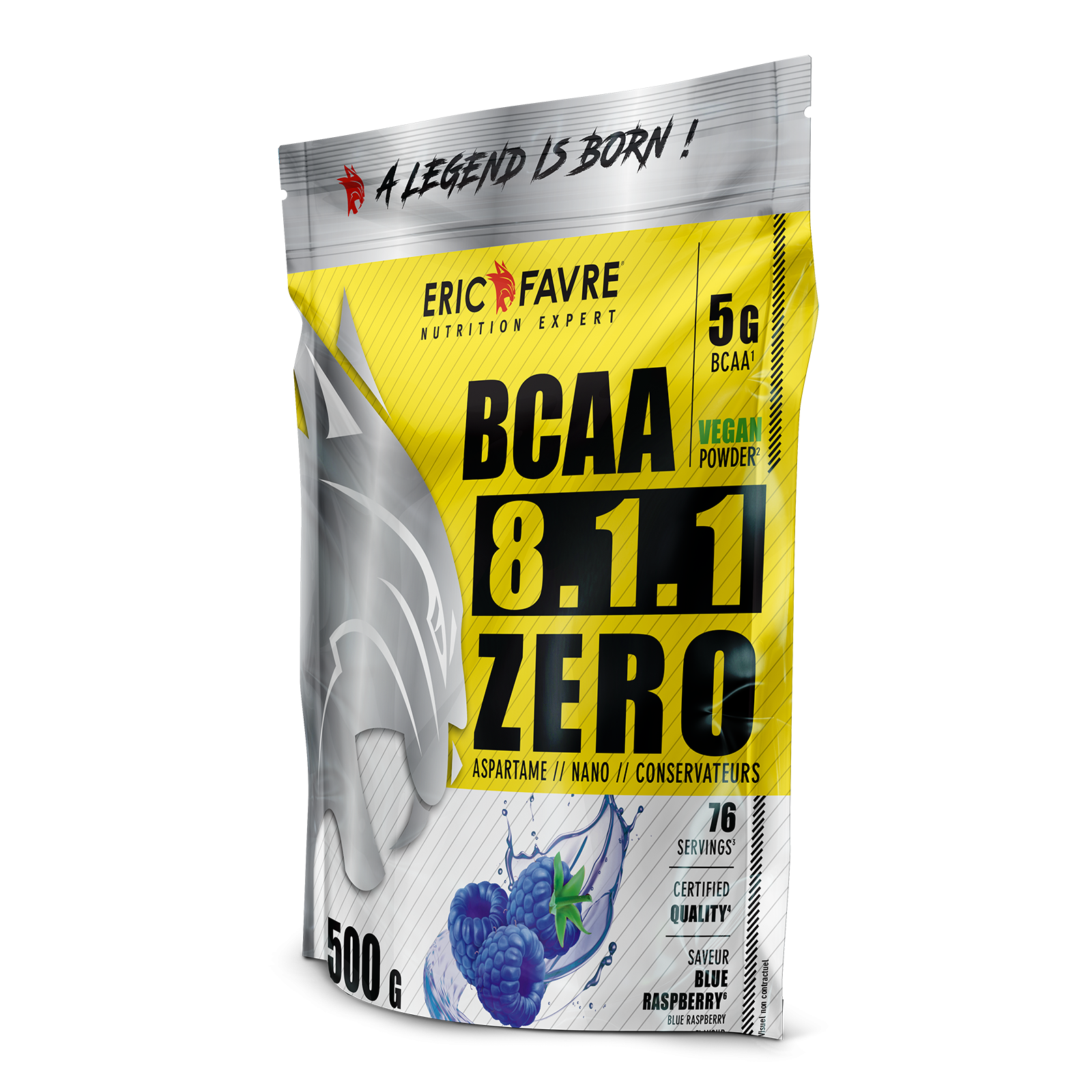 Eric Favre Unisex Bcaa 8.1.1 Zero Vegan (500G)