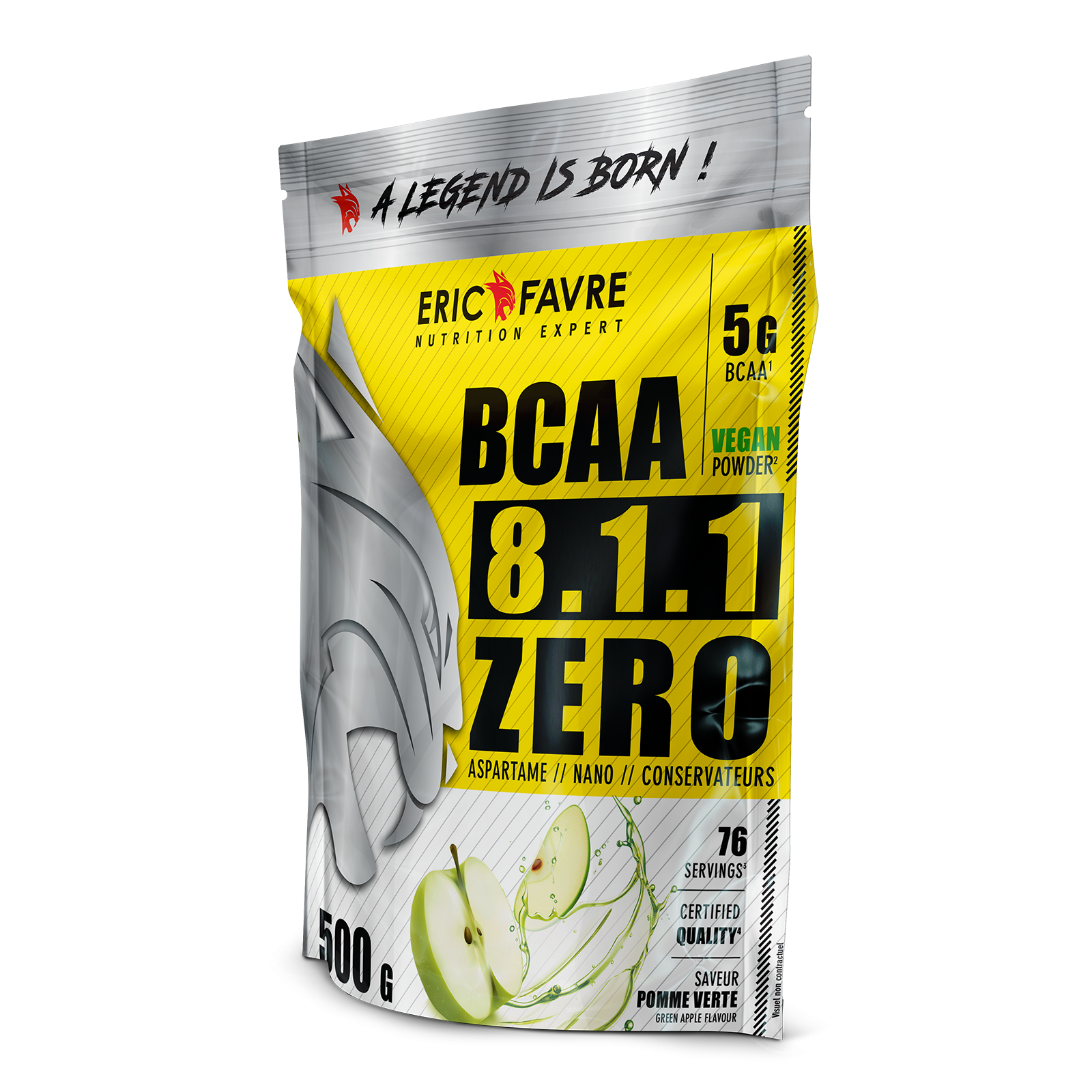 Eric Favre Unisex Bcaa 8.1.1 Zero Vegan (500G)