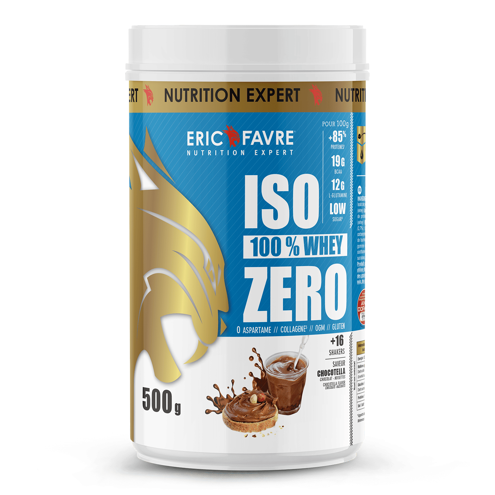 Eric Favre Unisex Iso 100% Whey Zero (500G)