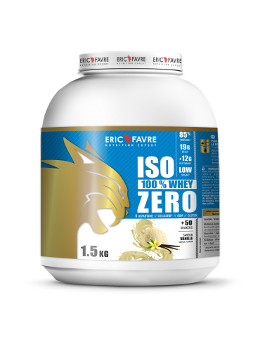 Iso 100% Whey Zero (1500g) Eric favre